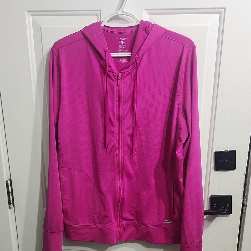 Athletic Works Fuchsia Zip-Up Hoodie